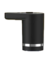 Water Bottle Pump Dispenser 3- 5 Gallon, Manual Straight Plug Button, Automatic Drinking Water Pump, USB Charging with jug Cap, Black